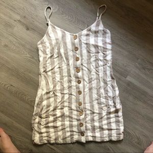 Striped Rip Curl Pacsun mini sundress